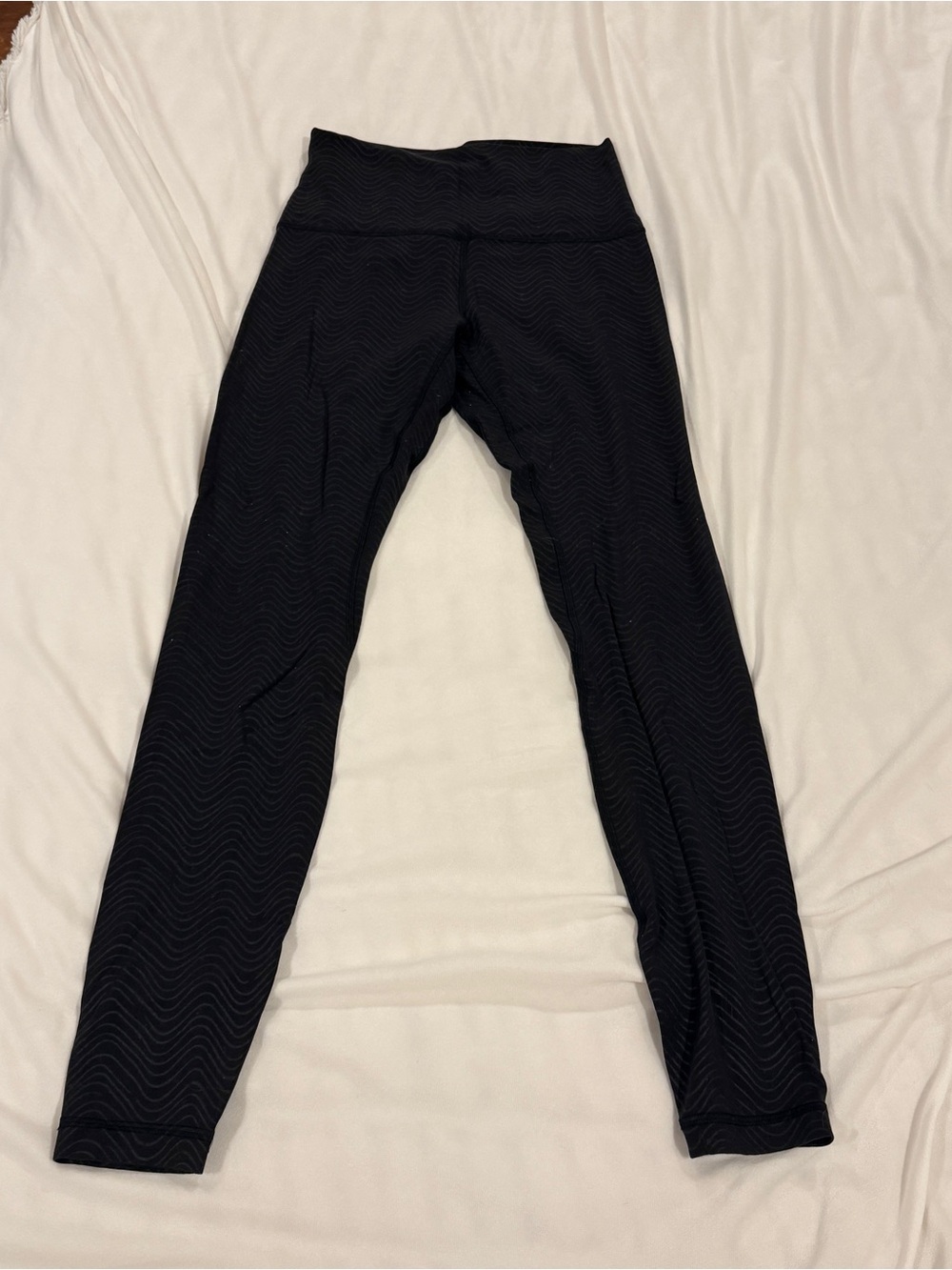 lululemon athletica Black High-Rise Leggings w/ pattern